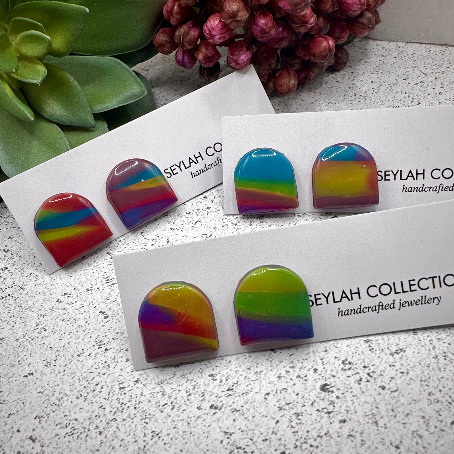 Summer Studs | Aurora Borealis