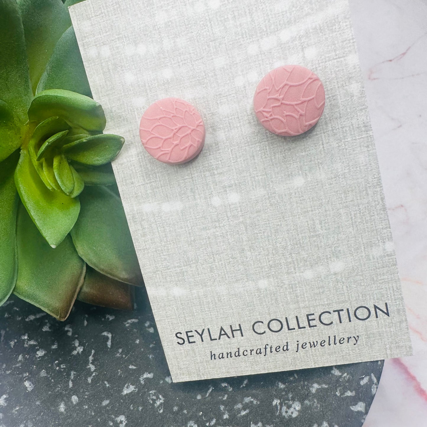 Eden Stud | Cherry Blossom Pink