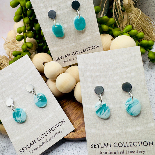 Keira Mini Dangles | Ocean