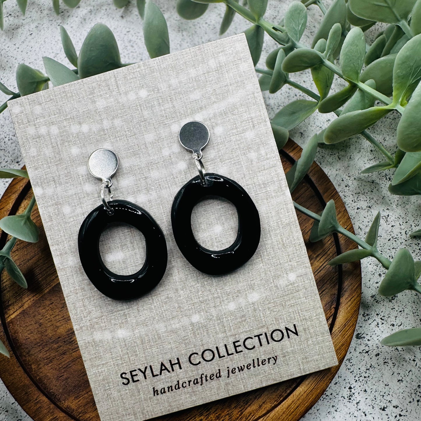 Isla Mini Dangles | Black
