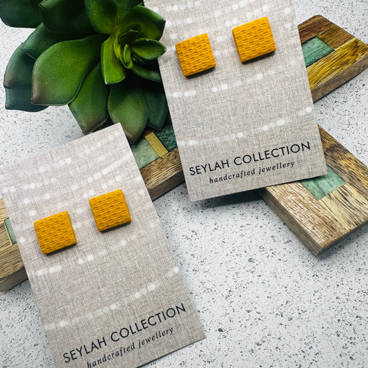 Luella Midi Studs | Honeycomb
