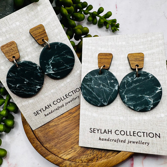 Ella Dangles | Evergreen Marble