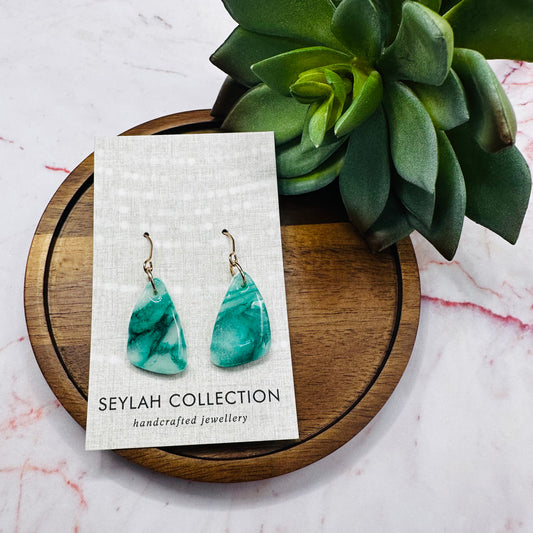 Ruby Dangles | Emerald Quartz