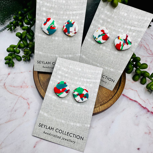 Ivy Studs | Confetti