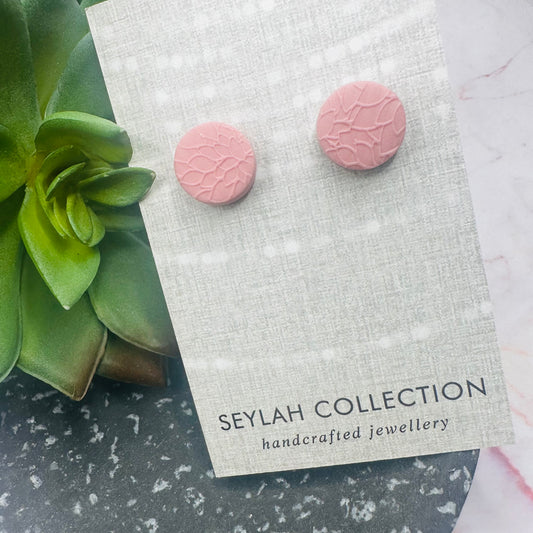 Eden Stud | Cherry Blossom Pink