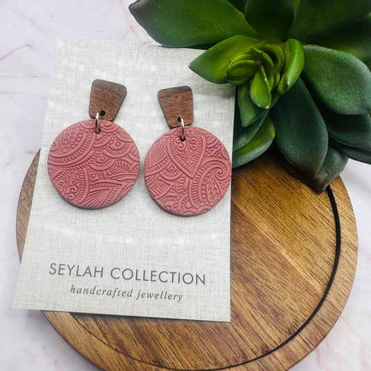 Ella Dangles | Dusty Pink Mandala